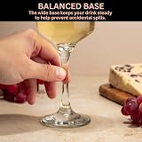 Homiu Large White Wine Glasses 12 x 330 ml Florence Crystal Glassware view 5