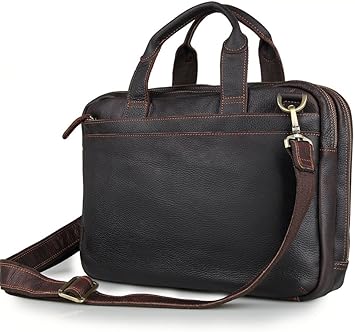 Amazon Co Jp メンズバッグ春夏メンズカジュアルバッグヴィンテージファッションポータブルショルダーバッグメッセンジャーバッグビジネスブリーフケースリッチテクスチャレザーファブリックバッグzyxcc スポーツ アウトドア