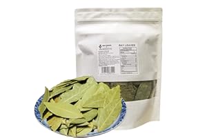 BAILINHOU Dried bay leaves whole organic 4oz(114g), Non-GMO & 100% Whole bay leaf great bulk, imported of china