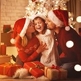 Jsdoin Kids 2 Pack Christmas Santa Hat Unisex Classic Velvet Holiday Party view 5