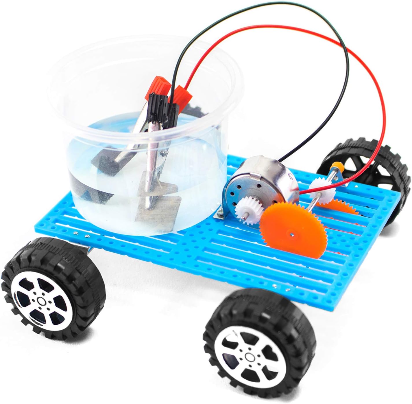 Amazon Toyarts 塩水で走る自動車 自由研究工作キット 燃料電池の仕組み 日本語説明書付き マグネシウム燃料電池カー 化学 おもちゃ