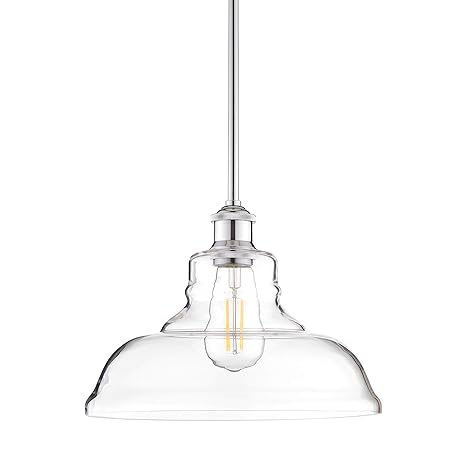 Contemporary Kitchen Ceiling Light Fixtures lucera led contemporary kitchen pendant light chrome hanging fixture linea di liara ll p431 led pc amazon com