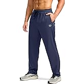 G Gradual Men's Sweatpants Mesh Lightweight with Zip Pockets Breathable Quick Dry Athletic Pants for Workout Running
