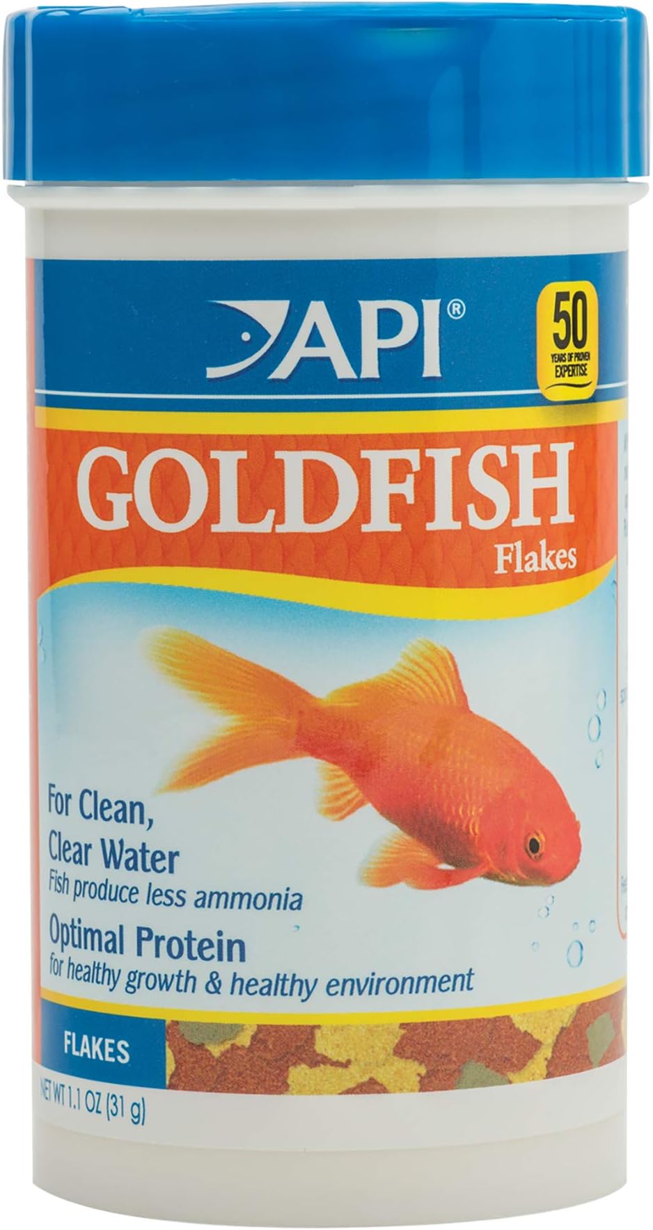 API Goldfish Pellets Fish Food Container, 31 g