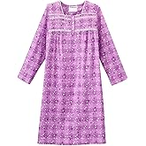 Silverts Open-Back Hospital Gowns for Women – Comfortable, Dignified, Easy Dressing for Seniors & Patients - 100% Cotton