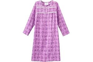 SILVERT'S ADAPTIVE CLOTHING & FOOTWEAR Silverts Open-Back Hospital Gowns for Women – Comfortable, Dignified, Easy Dressing for Seniors & Patients - 100% Cotton