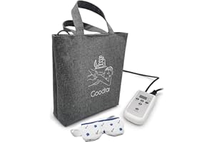 Goodtar Portable Massage Stone Warmer -Digital Controller Stone Heating Bag w/Eye Compress, Electric Hot Massage Stone Heater Warmer Heating Device for Home spa (NO Stone) 110V (Small Size)