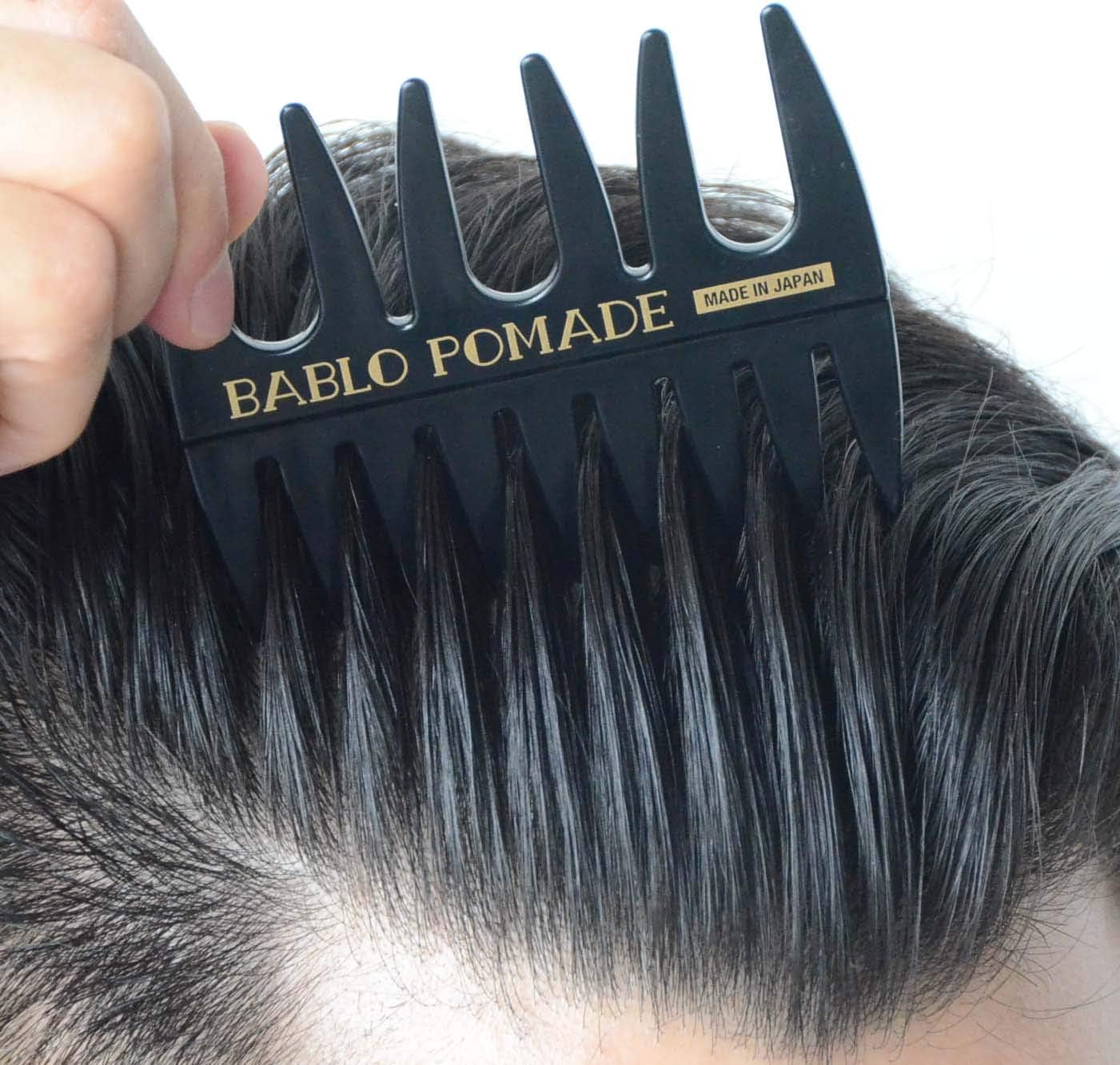 Amazon バブロ ポマード Bablopomade メッシュコーム 櫛 メンズ 男性 粗め スタイリング バーバー 床屋スタイル メッシュ コーム バブロ ポマード Bablo Pomade 櫛 コーム 通販