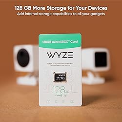 Wyze Expandable MicroSDXC Card Class 10,Storage