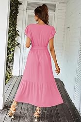 PRETTYGARDEN Women's Summer Floral Boho Dress Wrap