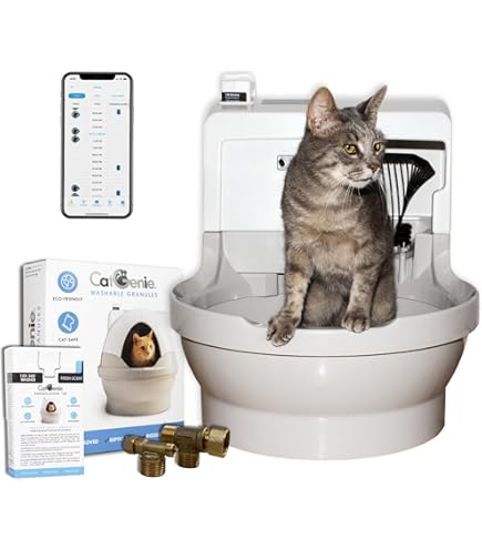 Litter Down Flushing Litter Litter Box CatGenie Deluxe: The Self