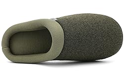UBFEN Mens Slippers for Indoor Bedroom Memory Foam
