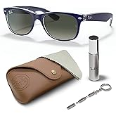 Ray-Ban RB2132 NEW WAYFARER COLOR MIX Square Shaped Sunglasses for Men & Women with Official RAYBAN Eyewear Kit