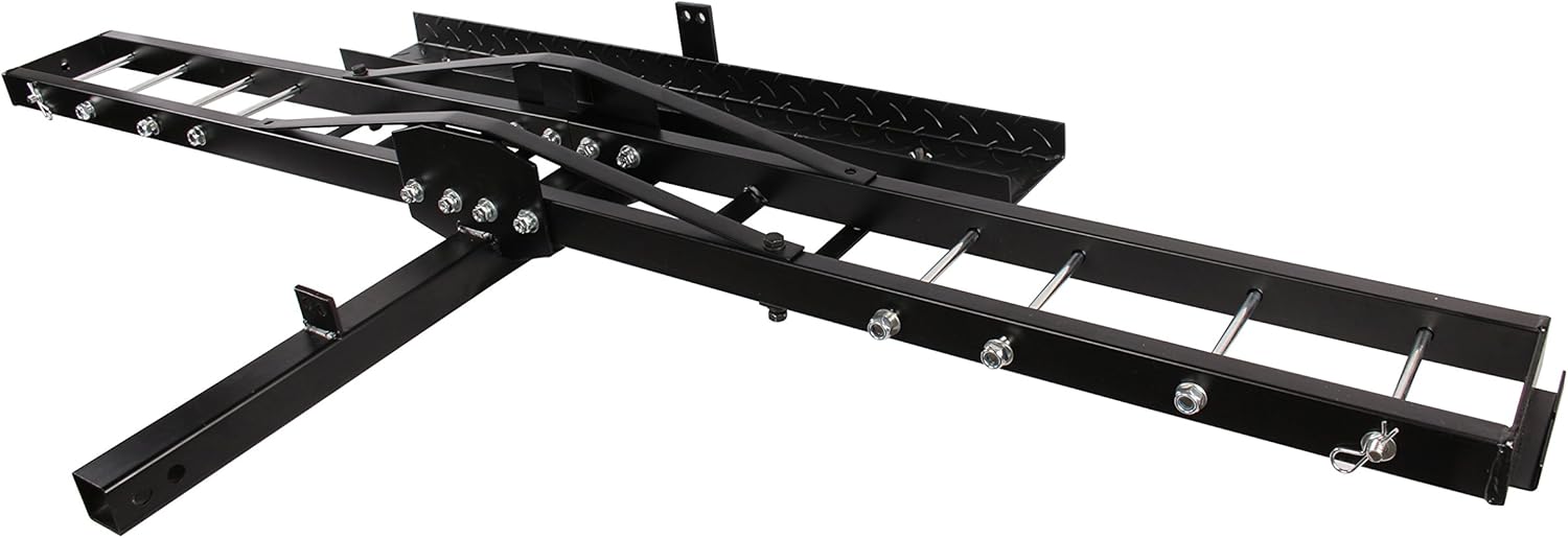 Cargo Racks TMS TNSMRC001 500Pound Heavy Duty Motorcycle Dirt Bike Scooter Carrier Hitch Rack