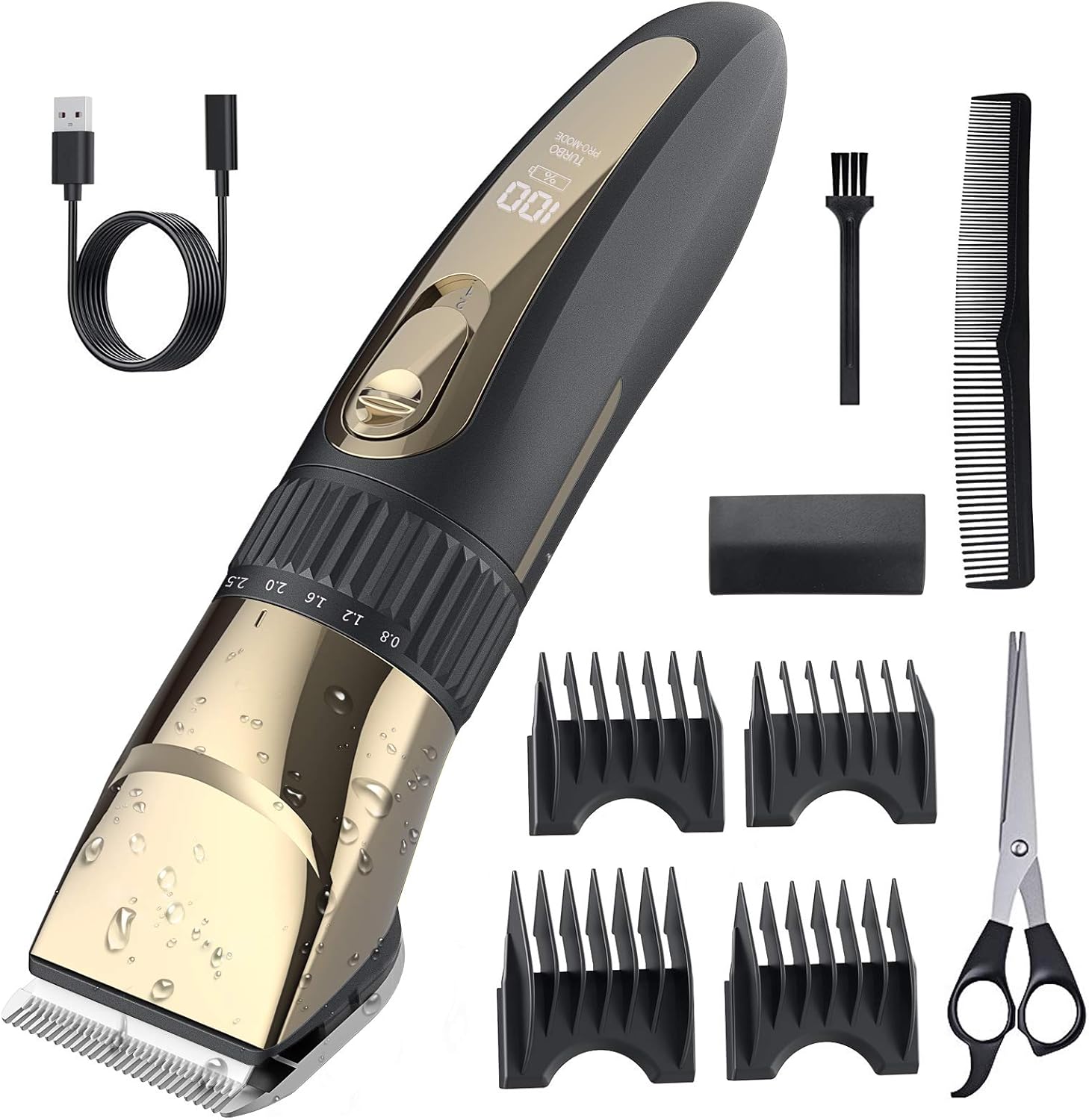 NOOA Hair Clippers for Men Professional Quiet Waterproof Cordless