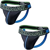 JOCKMAIL 2PCS/Pack Jock strap for Men Sexy Mens Comfort Jockstrap Underwear for Sports Daily Wear and Special Occasions