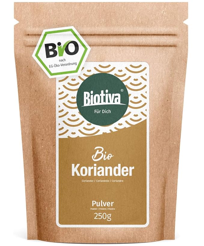 Coriander Powder Organic (250g) // Great essential ingredient in salads