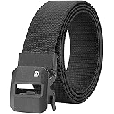 FAIRWIN Ratchet Belt Men - Tactical Stretch Nylon Web Work Belts, Gift for Casual Jeans, Pants, Golf, and Everyday Use