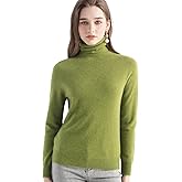Chanyarn 100% Pure Cashmere Women's Sweater Turtleneck Long Sleeve Warm Soft 2025 Fall Winter Knit Pullover