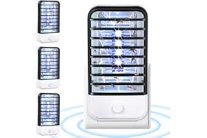 JAHYELEC Plug in Bug Zapper Indoor Flying Insect Trap, 4 Pack Electronic Indoor Mosquito Zappers Fly Zapper Gnat Traps Lamp for Bug Insect for Home, Kitchen, Bedroom, Living Room,Office﻿