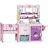 Amazon Com Smoby Baby Nurse Play Center For Dolls With 23 Accessories Pink Toys Games