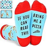 HAPPYPOP Funny Pizza Socks for Kids - Boys Girls Pizza Gifts, Valentine Birthday Gifts
