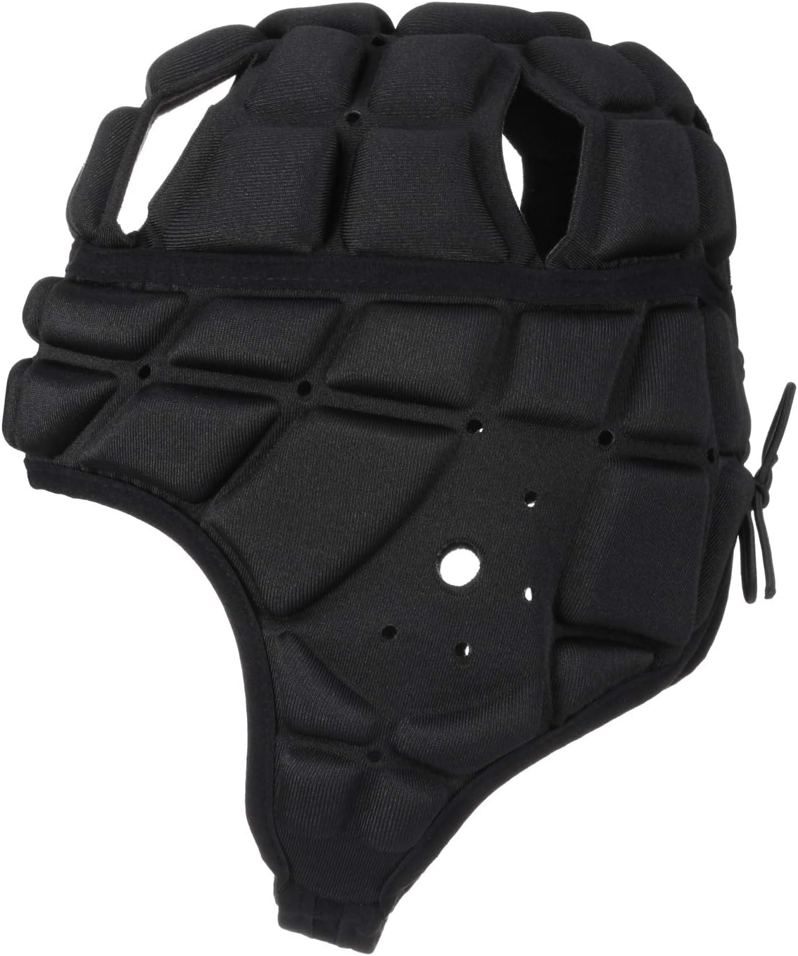surlim Rugby Soft Helmet Soccer Headgear Scrum Cap 7v7 Flag Football Headguard for Adult Large (Black) : Sports & Outdoors