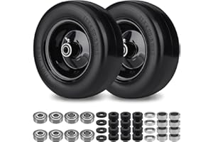 Midcos 11x4.00-5 Lawn Mower Tires(Black)