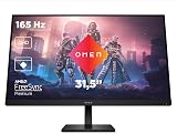 HP OMEN 32q 32" QHD 165Hz 1ms Gaming Monitor Height Adjustable AMD Freesync view 1
