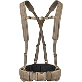 Tasmanian Tiger Warrior Belt MK III, Tactical Battle Belt, MOLLE Webbing, Chest Strap Carrying System