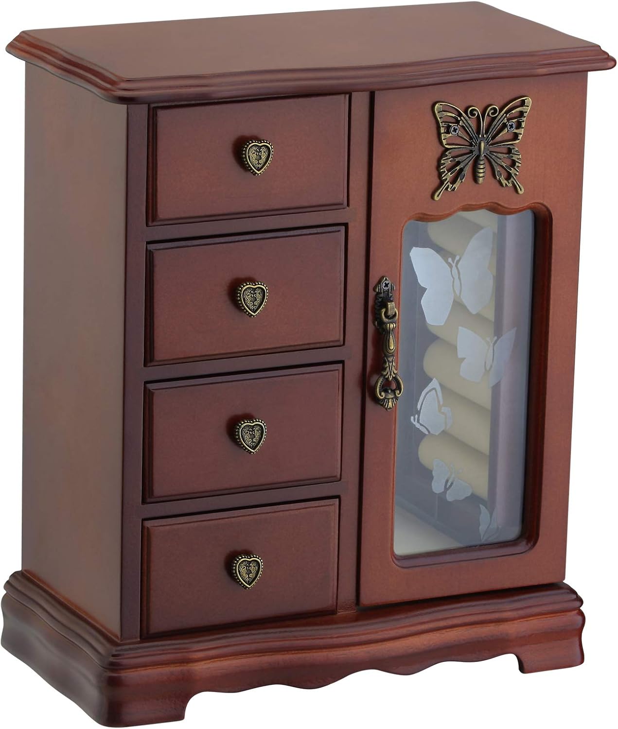 Wooden jewelry box amazon Clearance