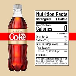 Diet Coke Caffeine Free Soda Soft Drink, 16.9 fl