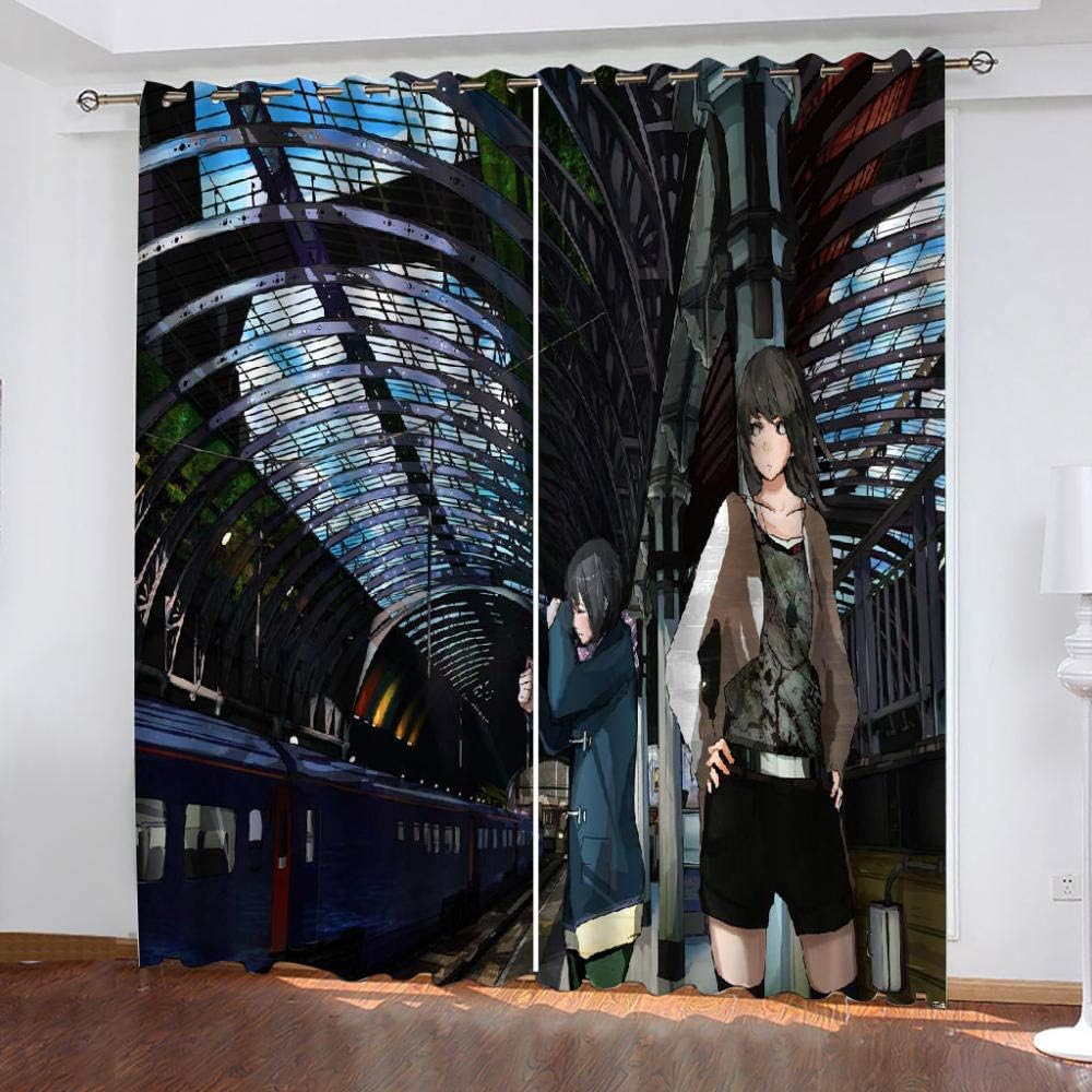 ZHHSJJ Vorhang Mit Ösen Blickdichtu-Bahn 2 X B117 X H138Cm Gardinen