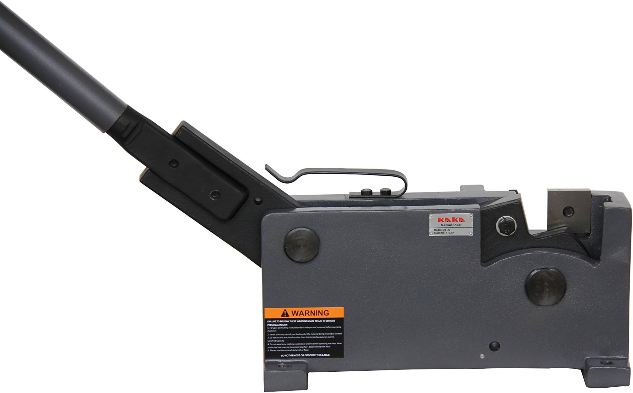 KAKA Industrial MS-32 32mm Metal Shears, Solid Design and Versatility, Rebar Bender, Rod Steel Cutter, Flat Bar Steel, Round Metal Cutter