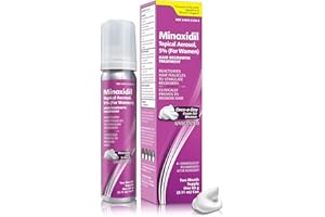 Taro Minoxidil for Women, 2.11 Oz (2 Months Supply) Clinically Proven to Regrow Hair, Topical Aerosol Foam 5%, Hair Thinning Treatment