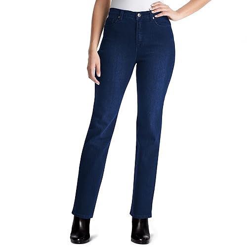 Gloria Vanderbilt womens Amanda Classic High Rise Tapered Jeans, Portland Wash, 22 Plus Short