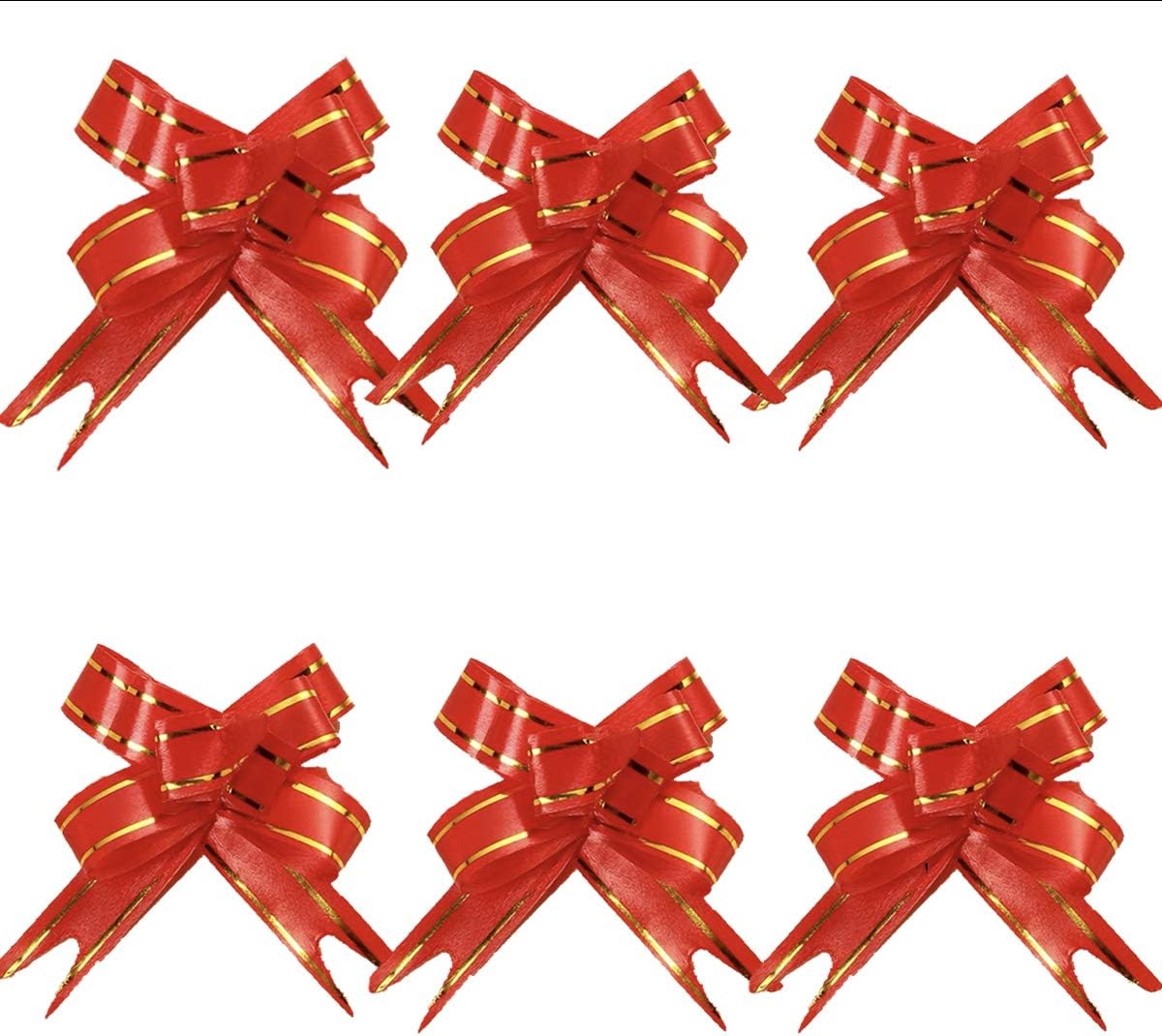 Fantasyon 10 Pack Cellophane Basket Bags, 40 x 30 Inch Large Clear Plastic Wrap Bags With Pull Bows for Hampers Gifts, Baskets Wrapping - Image 4