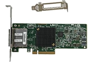YiBaoTong LSI SAS2308-8E SAS9207-8e 8-Port PCI-Express PCIe 3.0 X8 9207-8e SAS 6Gb/s External HBA Card IT Mode for ZFS TrueNA
