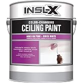 INSL-X Color-Changing Ceiling Paint, White, 1 Gallon