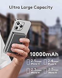 Ntaanoo Magnetic Power Bank for iPhone Magsafe
