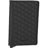 SECRID Slim Wallet Optical Black Leather Wallet
