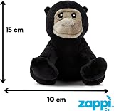 Zappi Co Gorilla Plush Toy 12-15cm Soft Cuddly Animal for Kids view 3