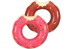 HeySplash Pool Floaties, 30-40 Inch Pool Float Inflatable Durable Round Shaped Summer Pool Beach Party Swim Ring Tube, Water 