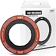 H&Y Step Up Rings Adapter Variable Step Ring Lens Filter Adapter 67-82mm to 82mm Red, RevoRing Series