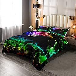 Erosebridal Psychedelic Smoke Comforter Set