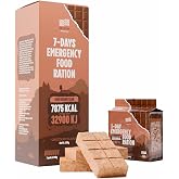 Emergency Food Supply - Chocolate Survival Ration - 20 Years Shelf Life - 7 Days