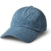 CHOK.LIDS Everyday Corduroy Baseball Cap for Men and Women Dad Hat Unisex Adjustable Lightweight Polo Style Curved Brim