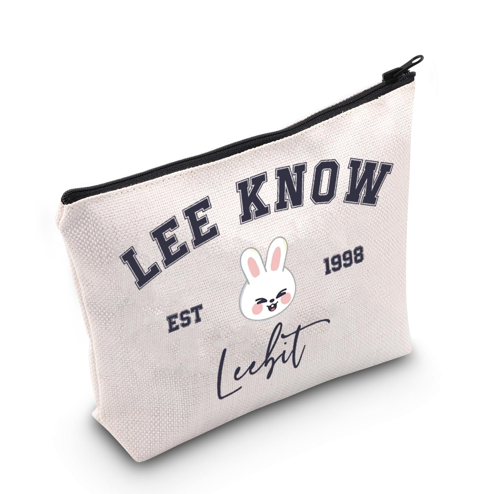 Korean Pop Gift K-Pop Group Merch Kpop Boys Group Est 1998 Leebit Makeup Bag K-Pop Music Lover Gift (Leebit Bag EU)