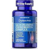 Puritan's Pride Glucosamine Chondroitin Complex for Women and Men | Dietary Supplement for Joint Health, 120 Rapid Release Capsules