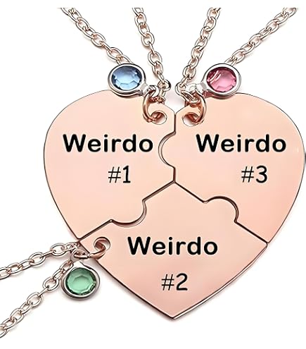 Amazon.com: kapitomanio Weirdo 1 and Weirdo 2 Puzzle Heart